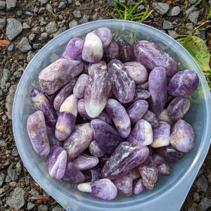 Amethyst stimulates the Third Eye and crown 10 - 26mm Tumblestone Crystals