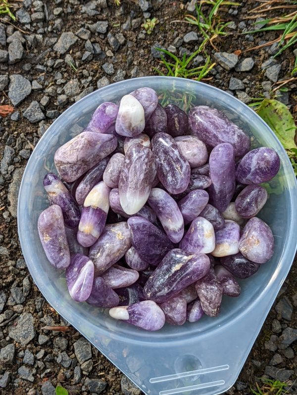 Amethyst stimulates the Third Eye and crown 10 - 26mm Tumblestone Crystals