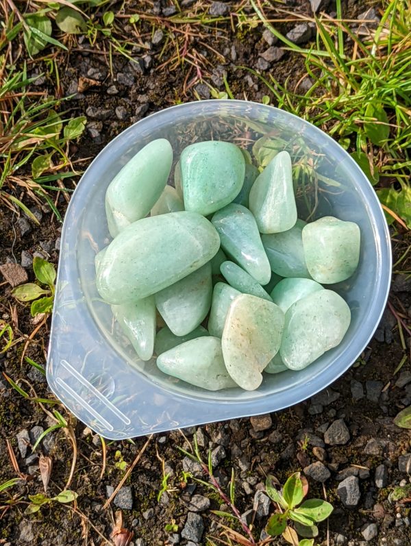 Large Green Aventurine Healing Crystals 20mm - 30mm per Tumblestone